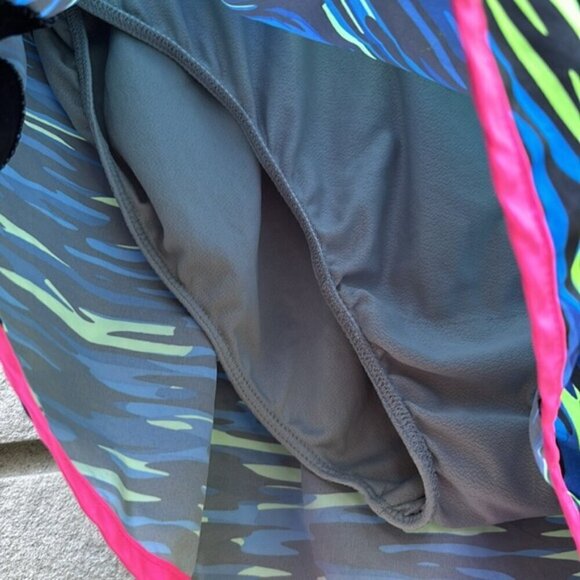 Nike Running Shorts Camo/Neon Sz XL - Picture 4 of 10